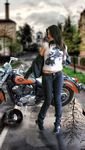 pic for Biker Chick 
